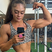 Teen muscle girl Fitness girl Jacquie